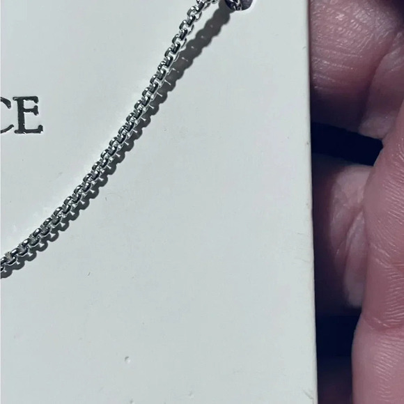 Charming Silver "Love" Script Pendant Necklace 18-20" - Picture 6 of 11